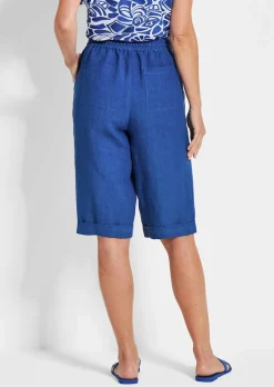 Bermudahose CARLA aus reinem Leinen