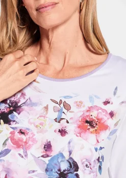 Bezauberndes Druckshirt mit Motivdruck