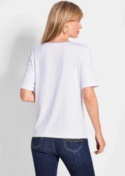 Bezauberndes Druckshirt mit Motivdruck
