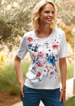 Bezauberndes Druckshirt mit Motivdruck