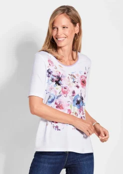 Bezauberndes Druckshirt mit Motivdruck