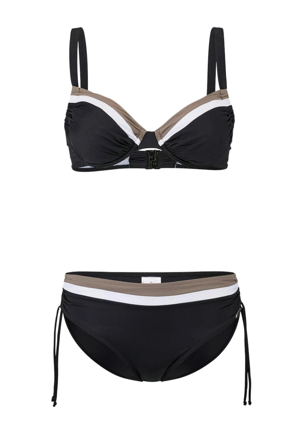 Bügel-Bikini mit Raffung