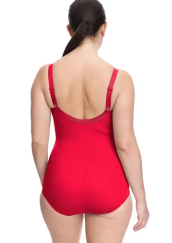 Bügelloser Body mit Spitze an den Cups