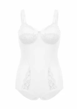 Bügelloser Body mit Spitze an den Cups