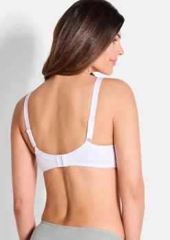 Bügelloser Soft-BH aus Baumwolle im Doppelpack