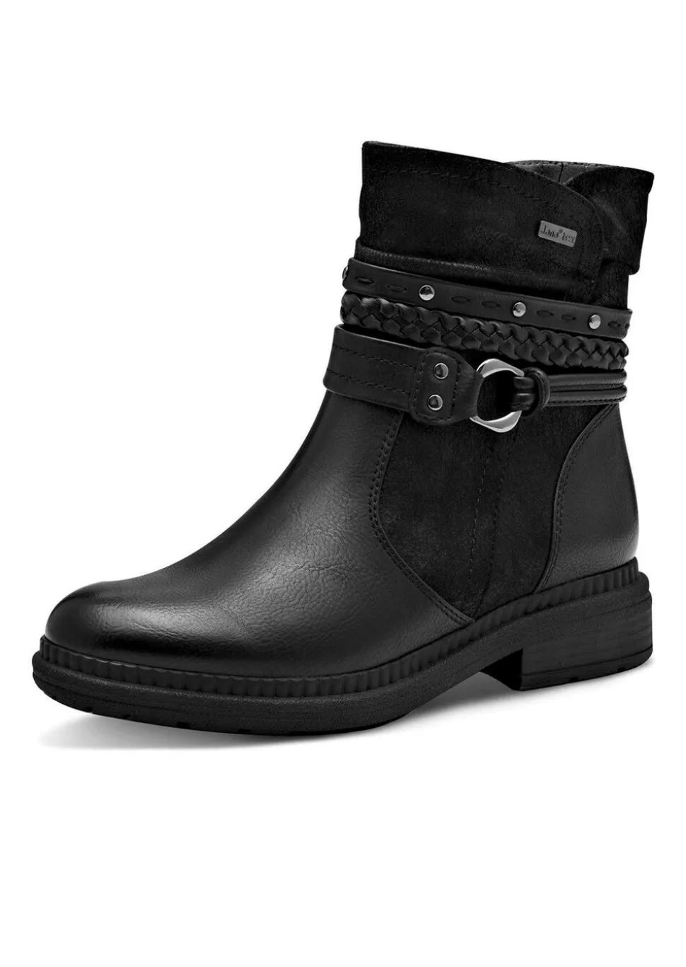 Biker Boots mit Schmuckdetail