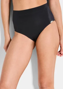 Bikinihose mit breitem Bund