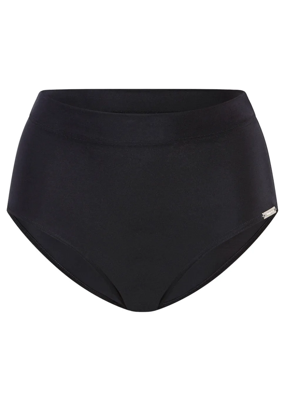 Bikinihose mit breitem Bund