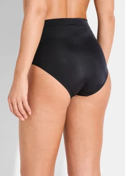 Bikinihose mit breitem Bund