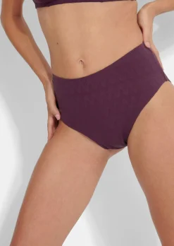 Bikinihose mit hohem Beinausschnitt