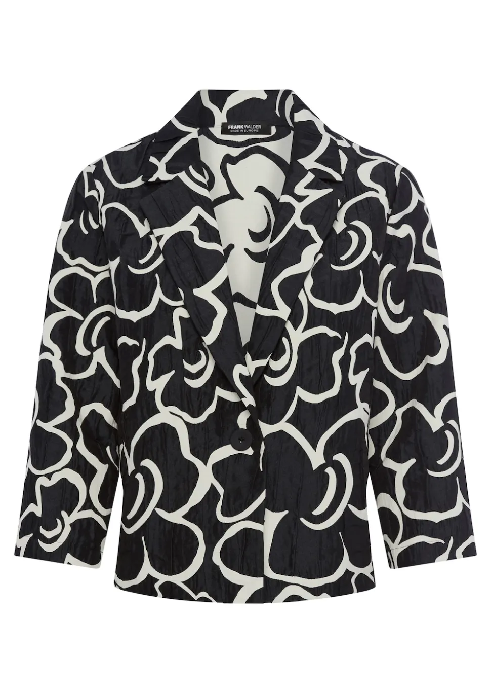 Blazer aus schimmernder Jacquard-Ware
