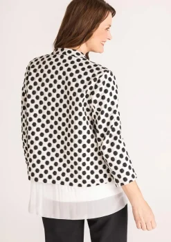 Blazer aus strukturierter Jacquard-Ware
