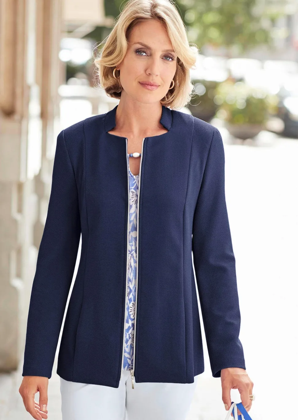 Blazer in leicht elastischer Qualität