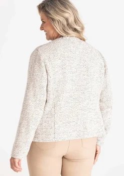 Blazerjacke mit Reißverschluss