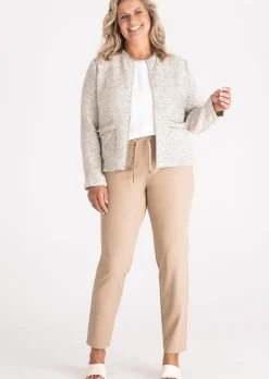 Blazerjacke mit Reißverschluss