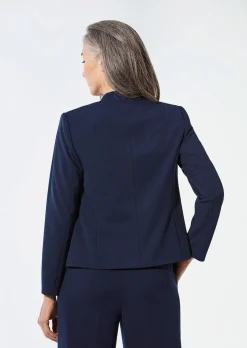 Blazer mit Stehkragen