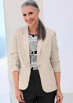 Blazer mit Struktur-Optik