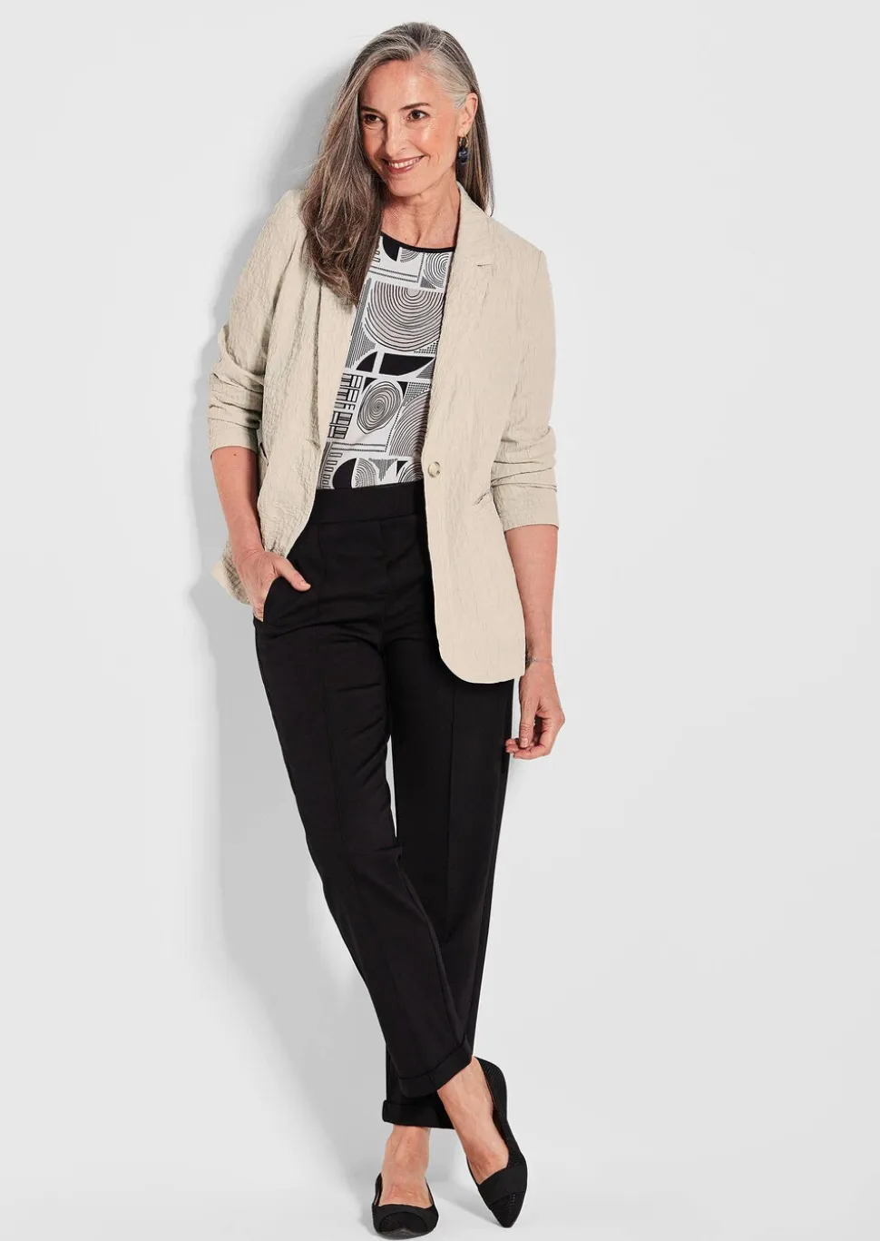 Blazer mit Struktur-Optik