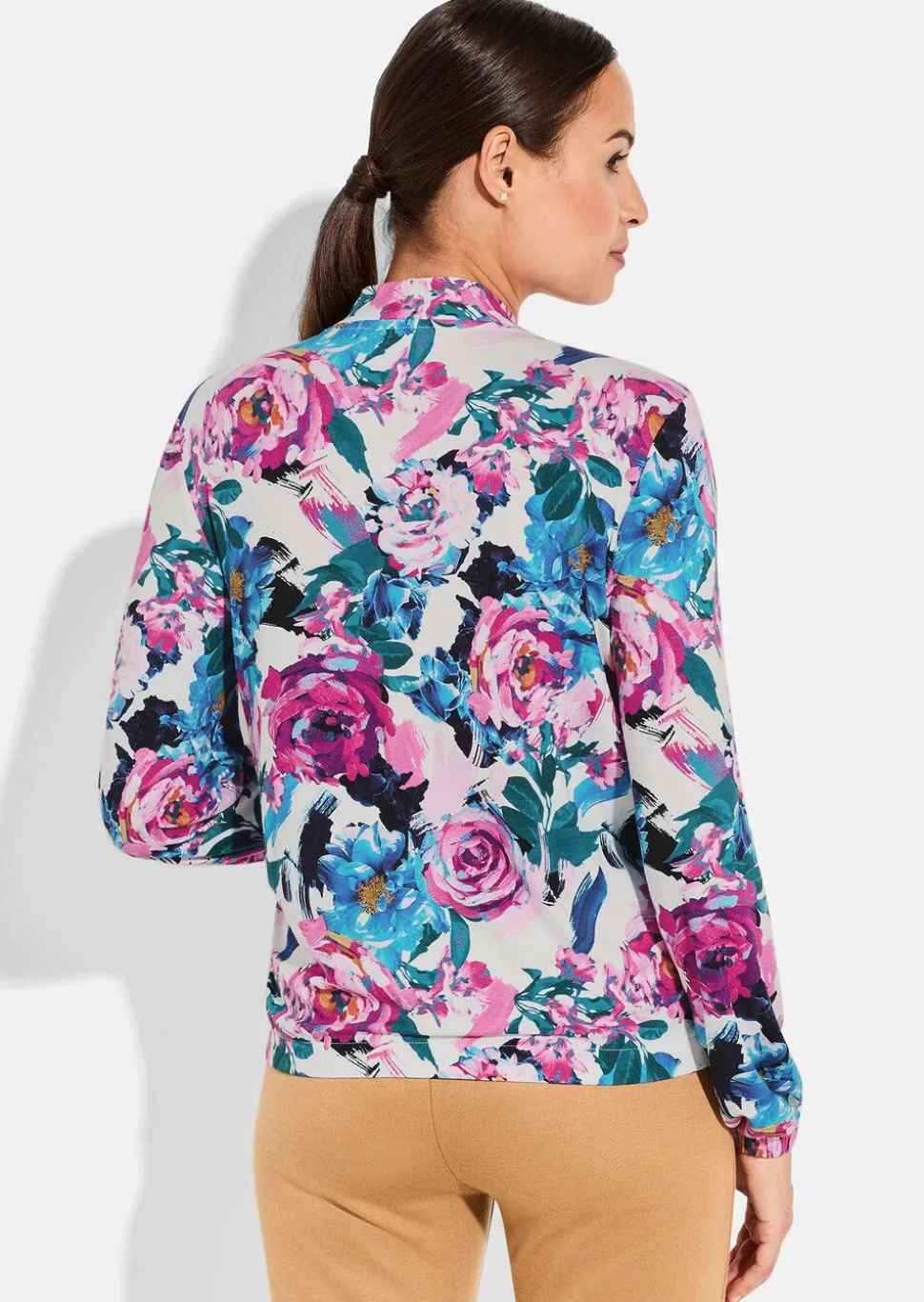 Blouson aus Viskose-Jersey