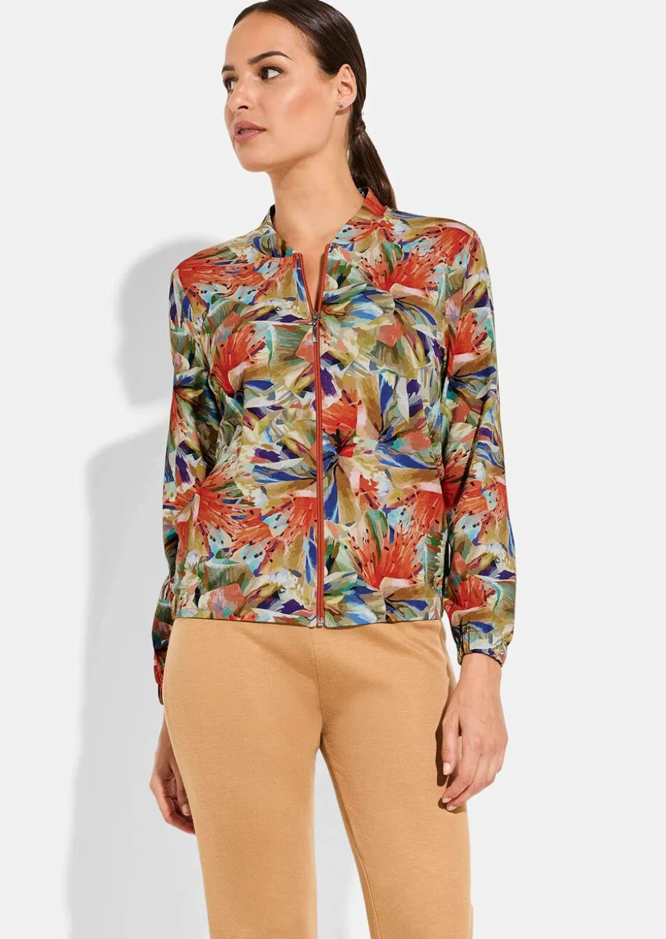 Blouson aus Viskose-Jersey