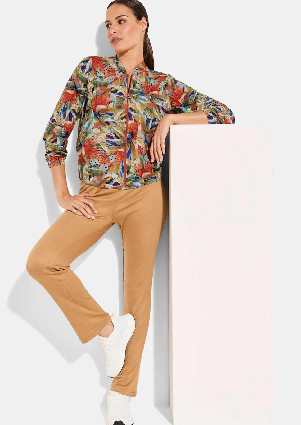 Blouson aus Viskose-Jersey