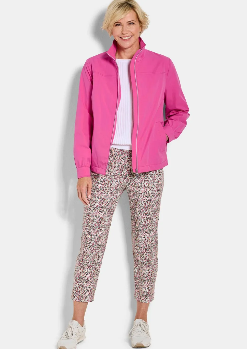 Blouson-Jacke mit Reißverschluss
