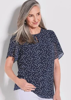 Bluse aus leichtem Chiffon