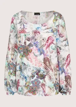 Bluse aus reiner Viskose