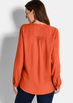 Bluse aus reiner Viskose