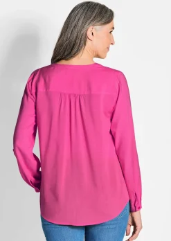 Bluse aus reiner Viskose