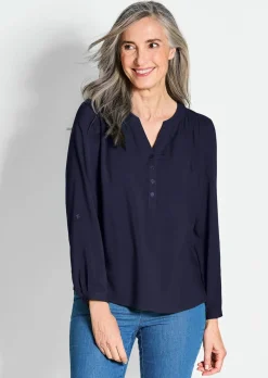 Bluse aus reiner Viskose