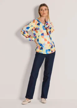 Bluse aus reiner Viskose