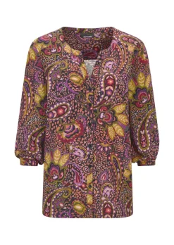 Bluse aus reiner Viskose