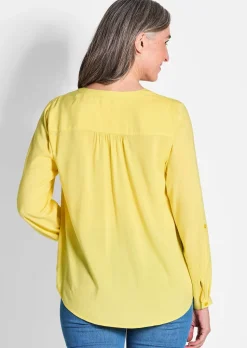 Bluse aus reiner Viskose