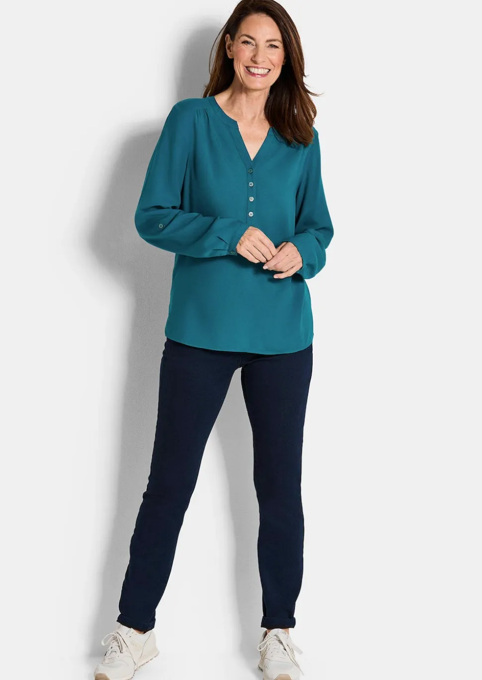 Bluse aus reiner Viskose