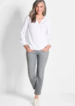 Bluse aus reiner Viskose