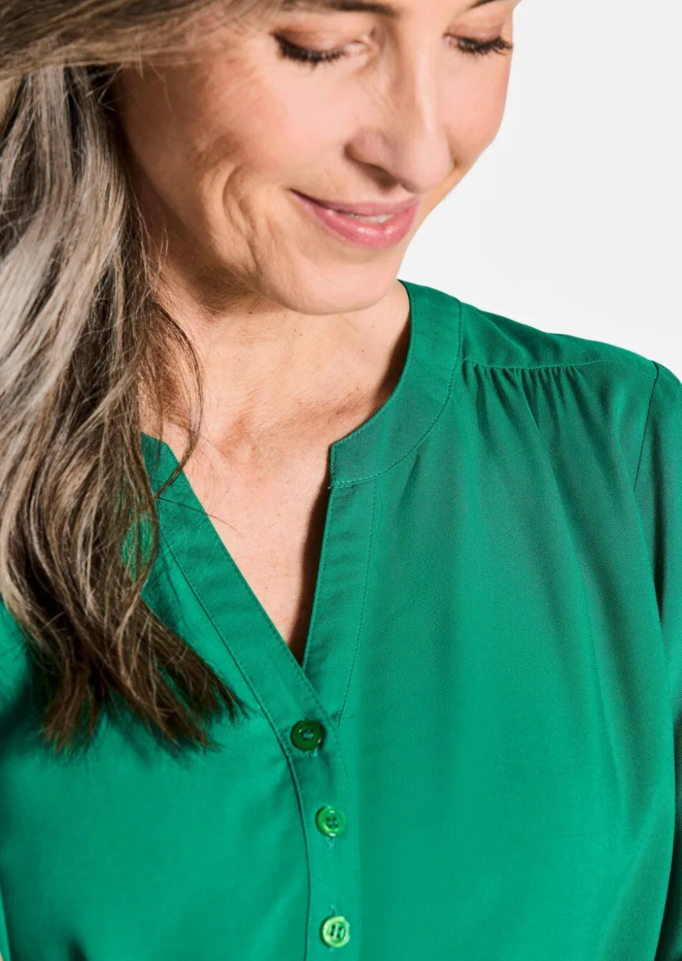 Bluse aus reiner Viskose