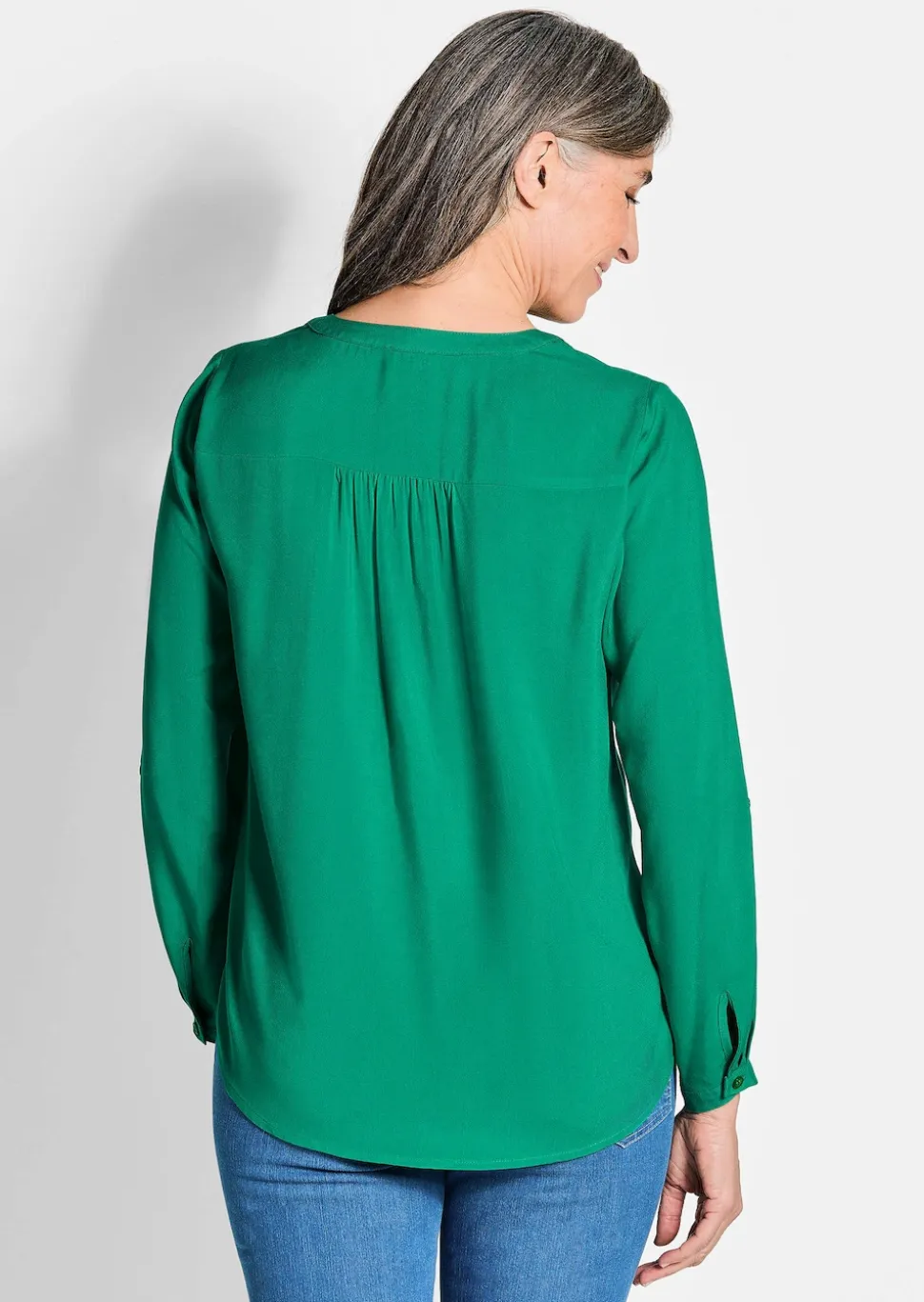 Bluse aus reiner Viskose