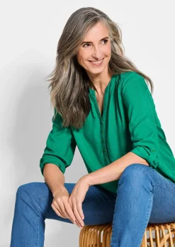 Bluse aus reiner Viskose