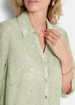 Bluse in leichter Ausbrenner-Qualität