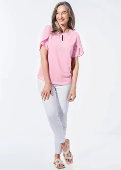 Bluse mit aufregender Ärmellösung