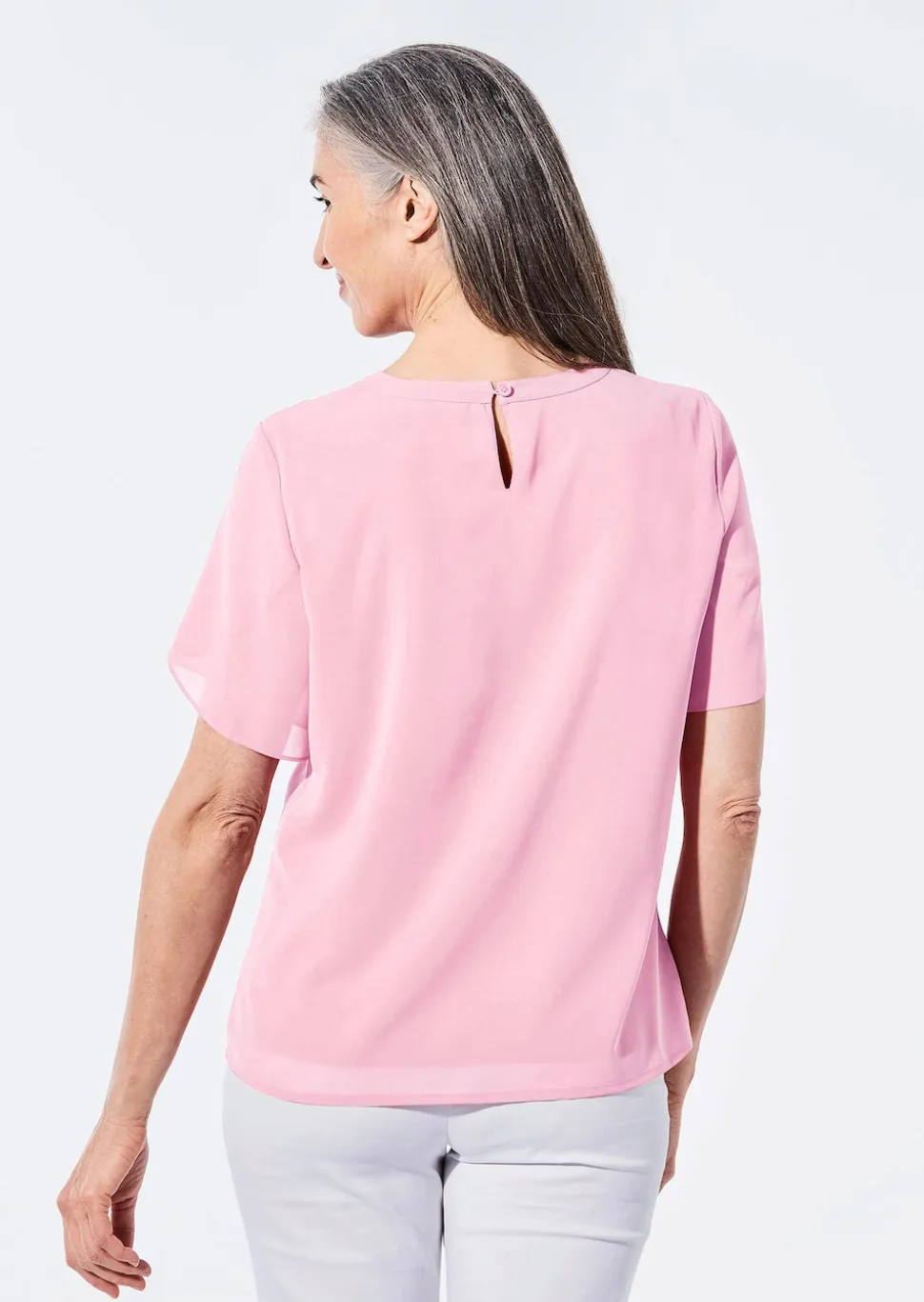 Bluse mit aufregender Ärmellösung