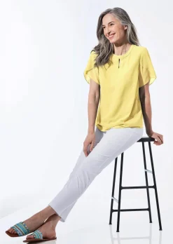 Bluse mit aufregender Ärmellösung