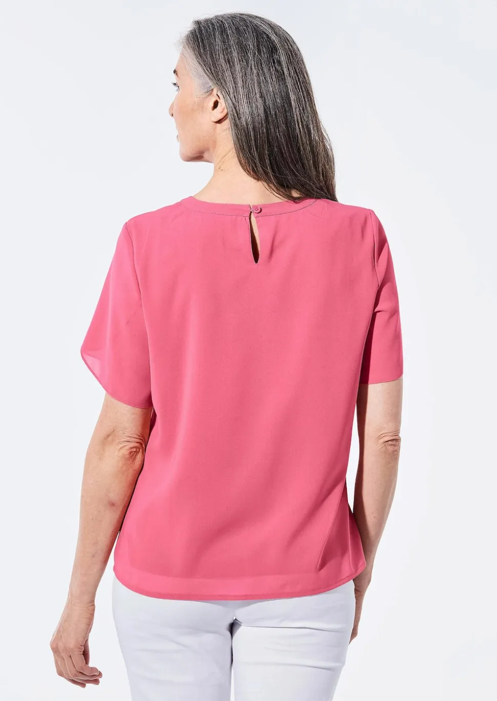 Bluse mit aufregender Ärmellösung