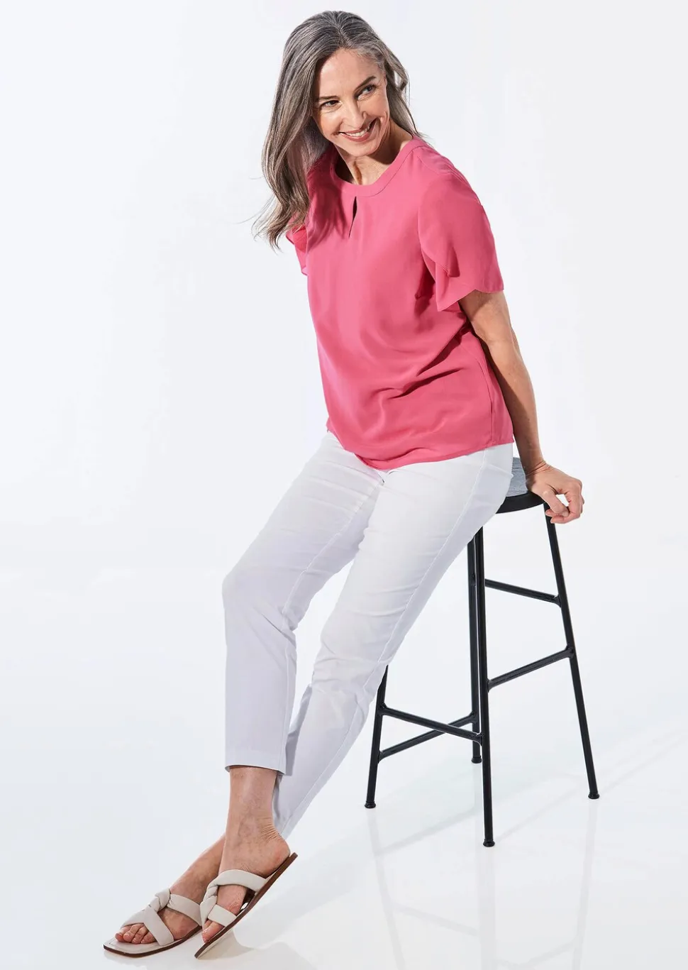 Bluse mit aufregender Ärmellösung