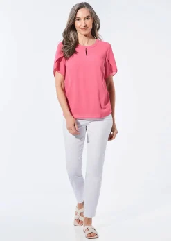 Bluse mit aufregender Ärmellösung