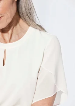 Bluse mit aufregender Ärmellösung