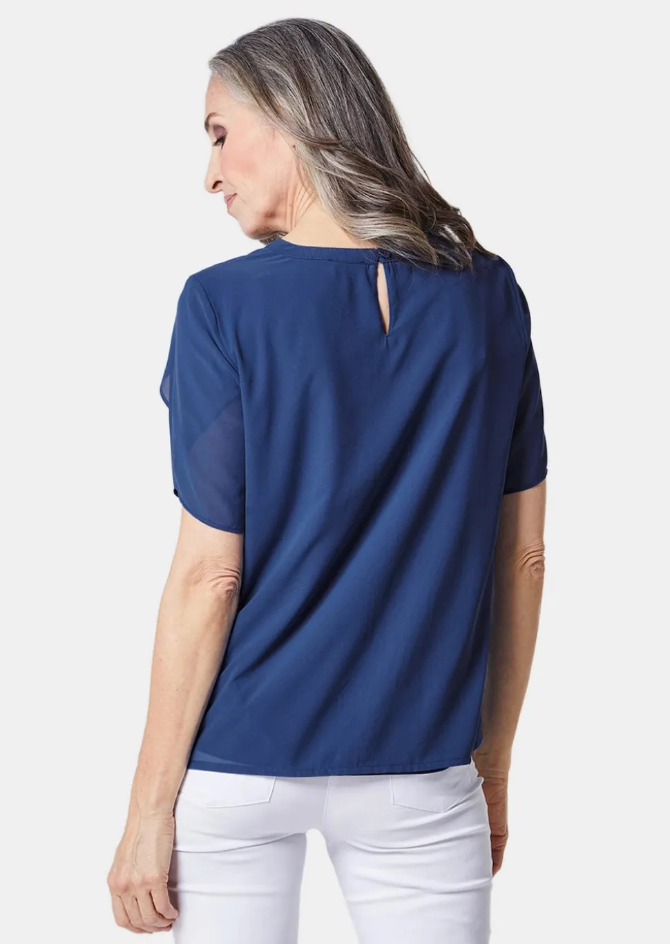 Bluse mit aufregender Ärmellösung