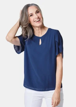 Bluse mit aufregender Ärmellösung