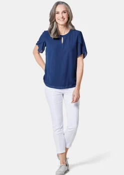 Bluse mit aufregender Ärmellösung